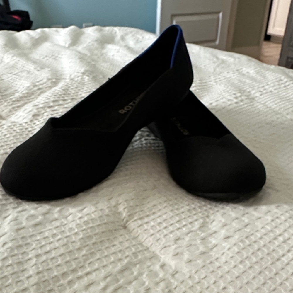 Rothy's Black Flats - Never worn